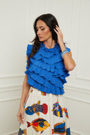 Top Satine - Bleu