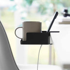Support Smartphone Et Porte-Gobelet De Bureau Tower - Noir