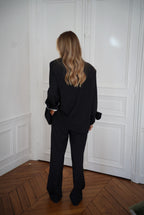 Honoryne Black - Striped Pants