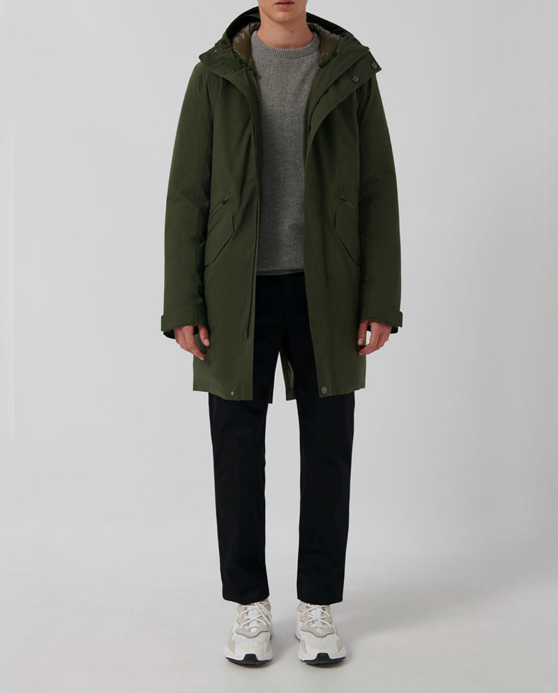 Manteau Hotza Down Parka Jkt M - Dark Khaki - Homme