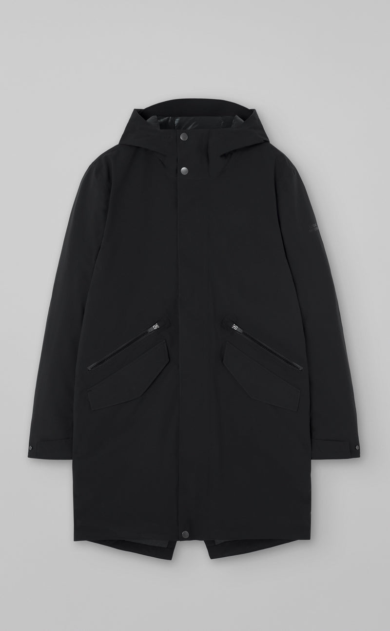 Manteau Hotza Down Parka Jkt M - Black - Homme