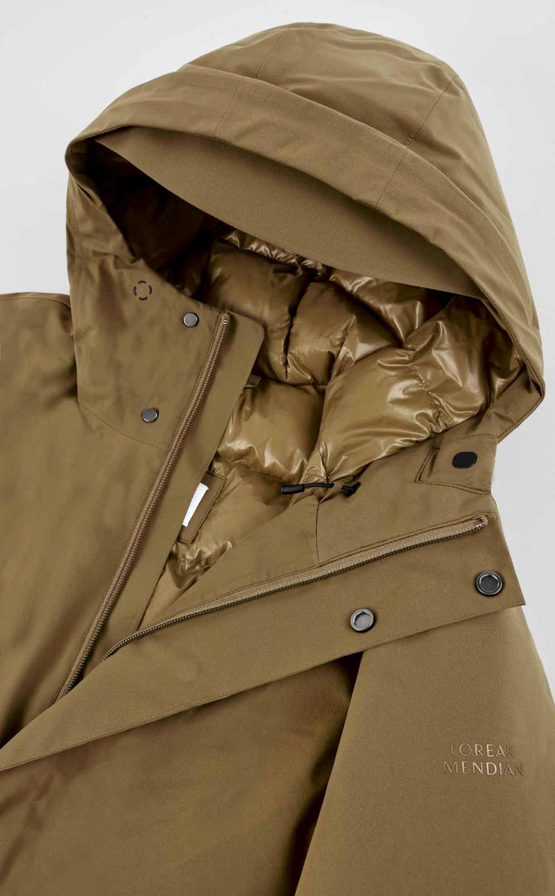 Manteau Hotza Down Parka Jkt M - Light Brown - Homme