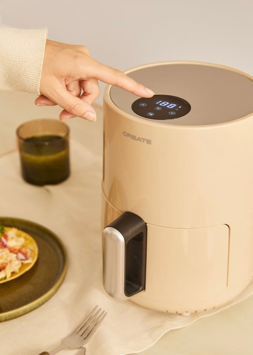 Air Fryer - Friteuse À Air - 1,5L - Sable