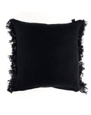 Haomy - Housse De Coussin Wani - Charbon