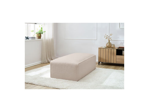 Pouf Pour Canapé Modulable Megeve - Tissu Bouclette