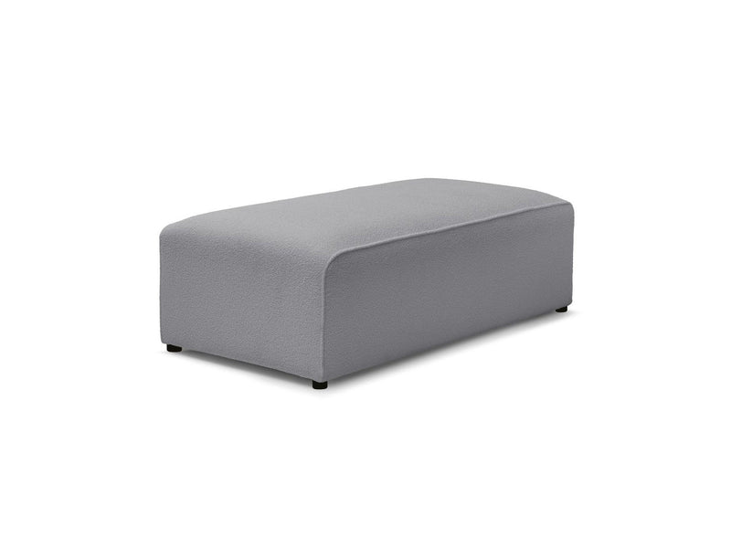 Pouf Pour Canapé Modulable Megeve - Tissu Bouclette