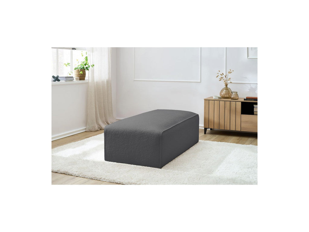 Megeve - Pouf Pour Canapé Modulable - Tissu Bouclette
