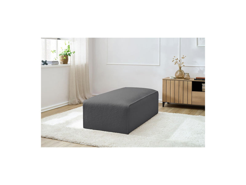 Pouf Pour Canapé Modulable Megeve - Tissu Bouclette