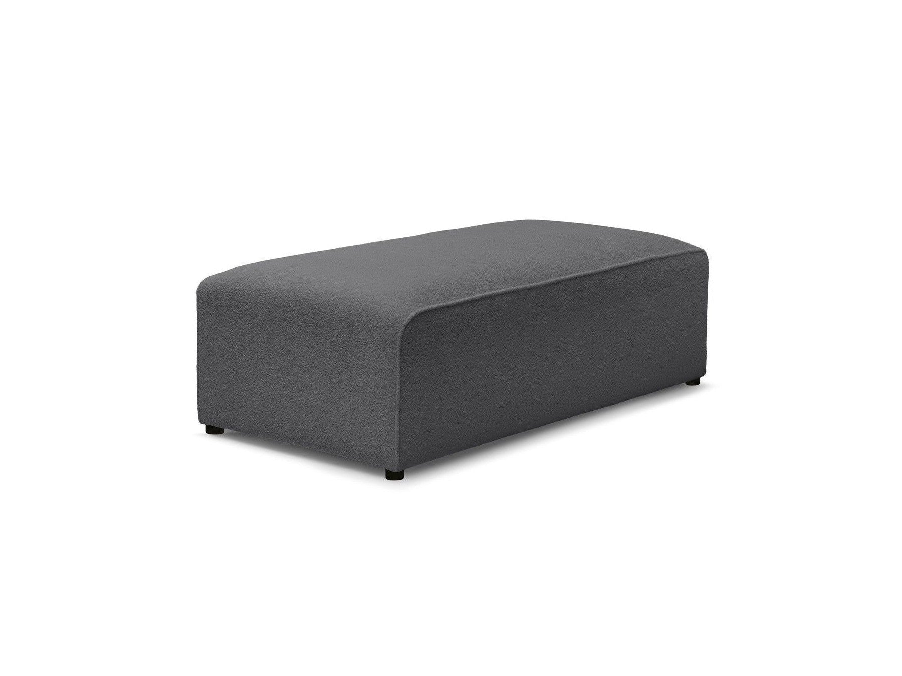 Megeve - Pouf Pour Canapé Modulable - Tissu Bouclette