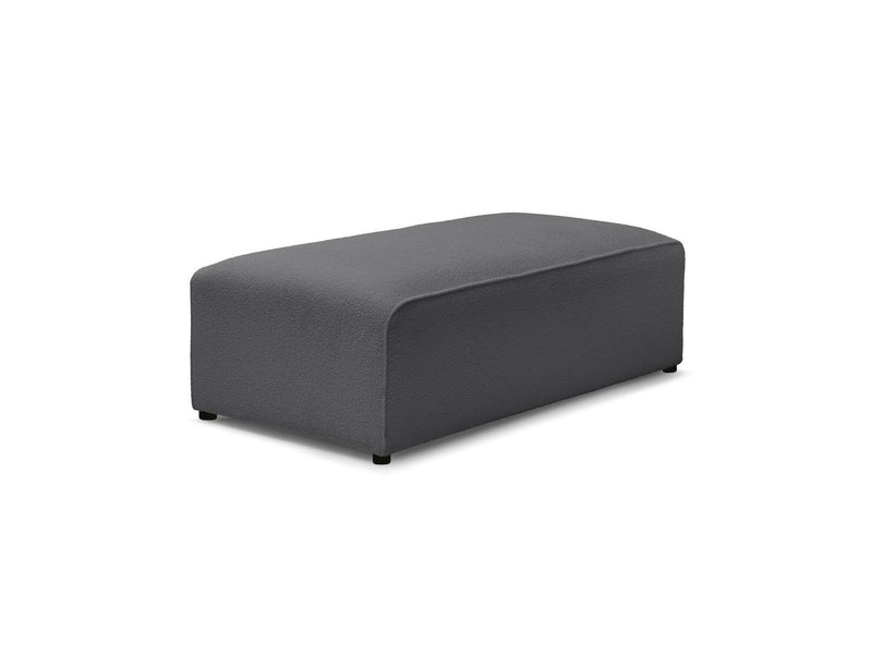 Pouf Pour Canapé Modulable Megeve - Tissu Bouclette