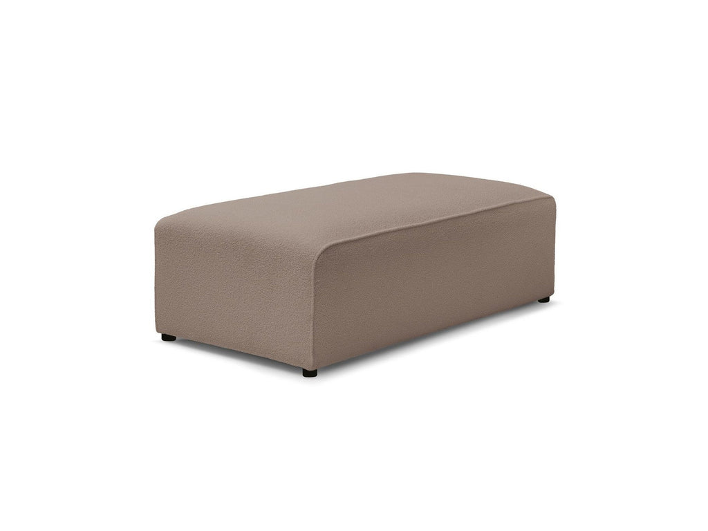 Megeve - Pouf Pour Canapé Modulable - Tissu Bouclette