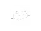 Megeve - Pouf Pour Canapé Modulable - Tissu Bouclette