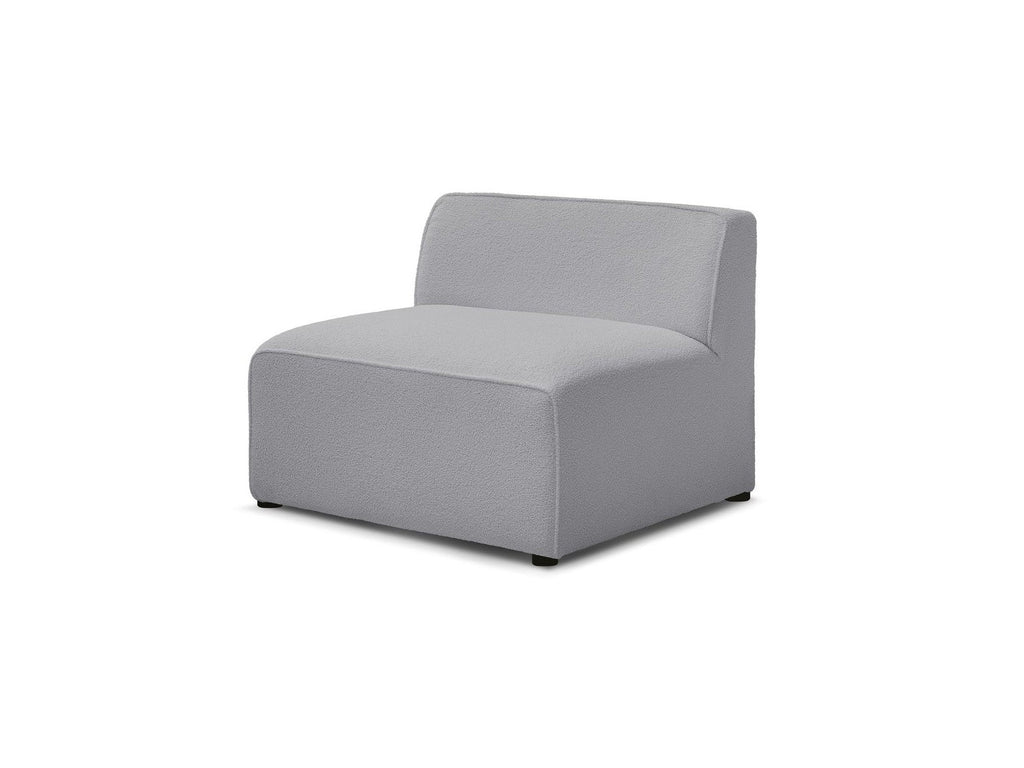 Megeve - Chauffeuse 1 Place Pour Canapé Modulable - Tissu Bouclette