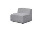 Megeve - Chauffeuse 1 Place Pour Canapé Modulable - Tissu Bouclette