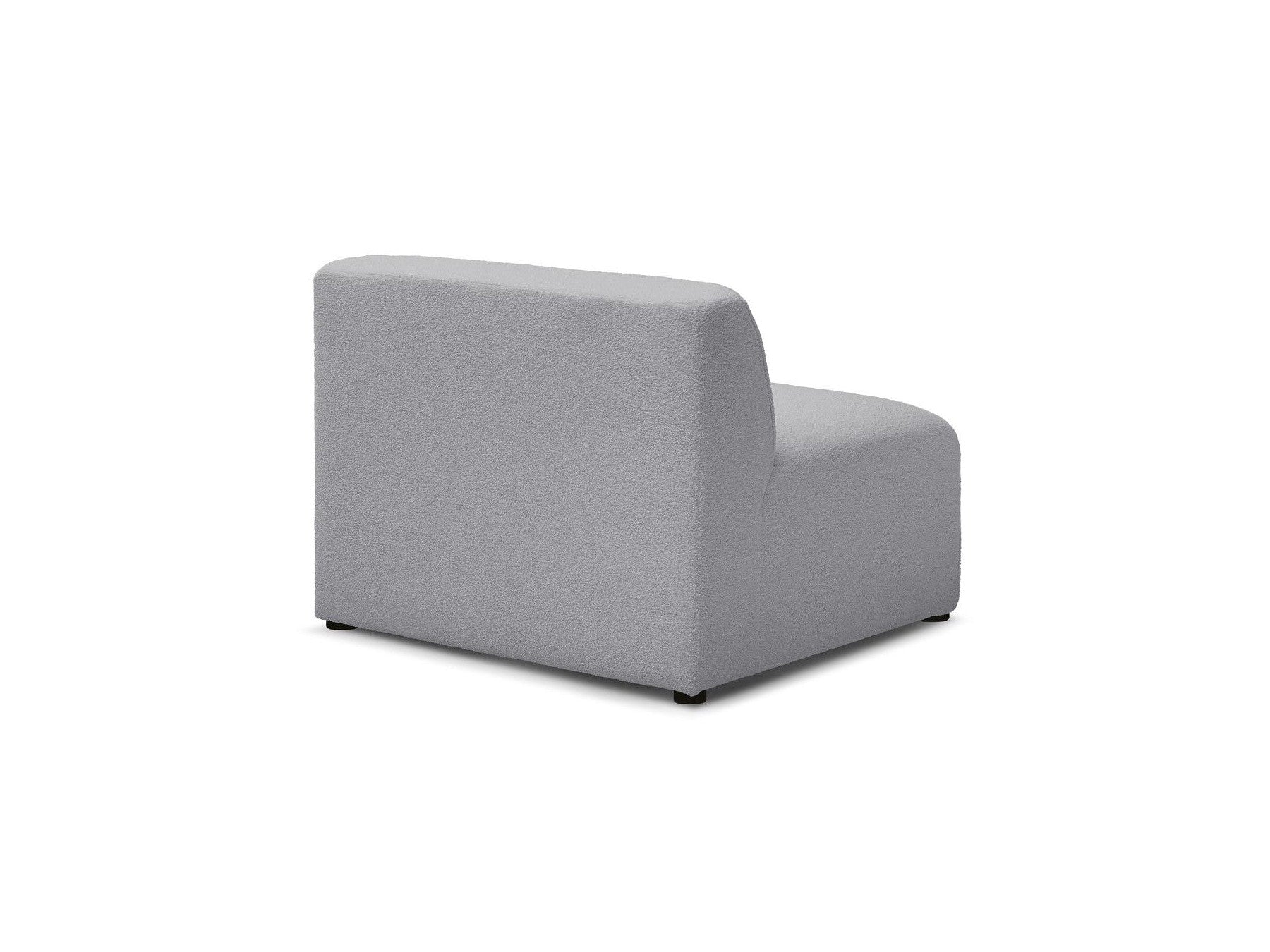 Megeve - Chauffeuse 1 Place Pour Canapé Modulable - Tissu Bouclette