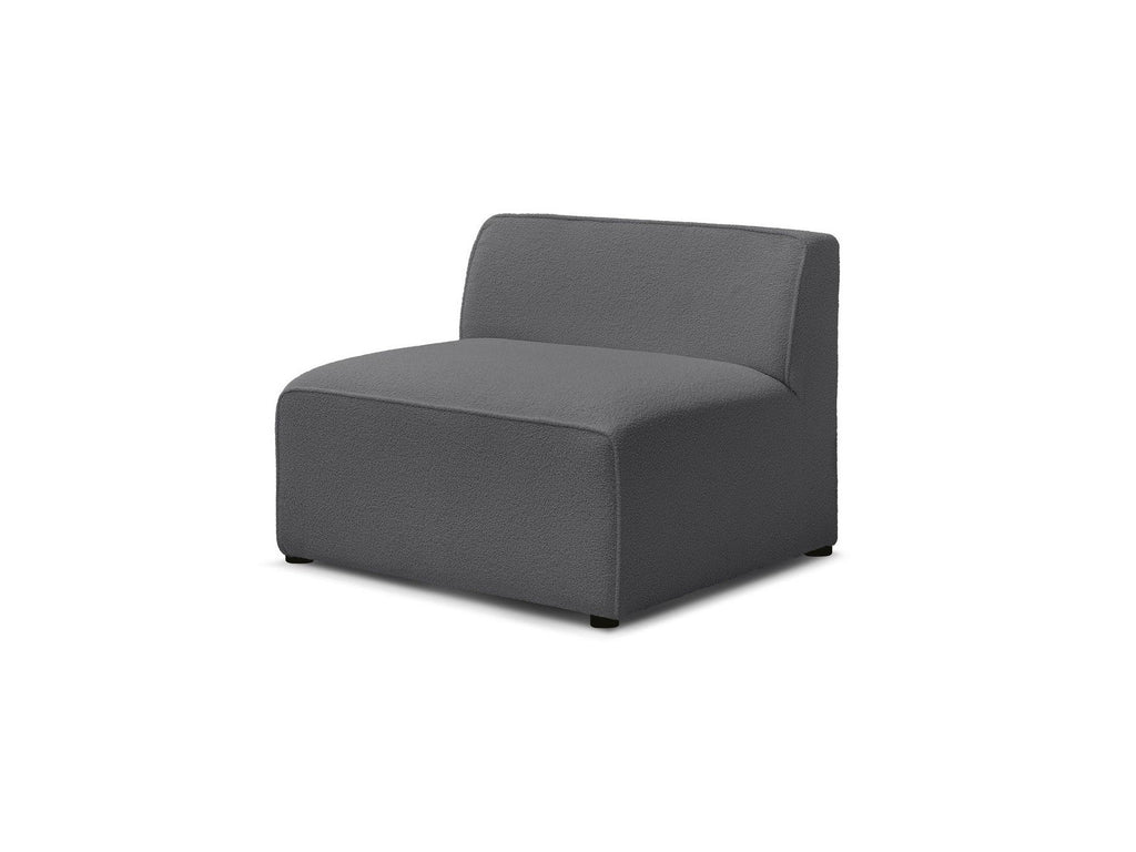 Megeve - Chauffeuse 1 Place Pour Canapé Modulable - Tissu Bouclette