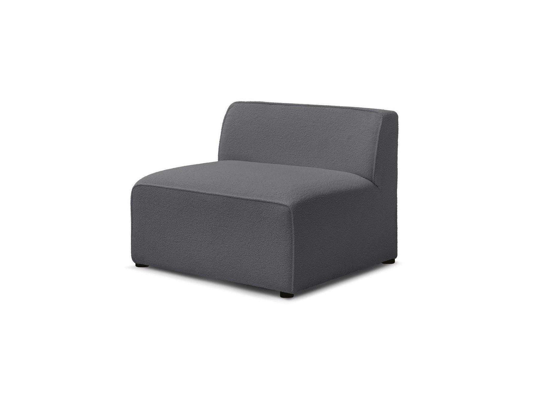 Megeve - Chauffeuse 1 Place Pour Canapé Modulable - Tissu Bouclette