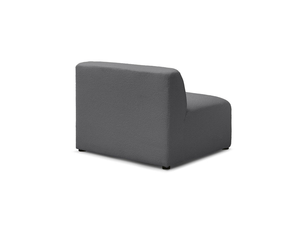 Megeve - Chauffeuse 1 Place Pour Canapé Modulable - Tissu Bouclette