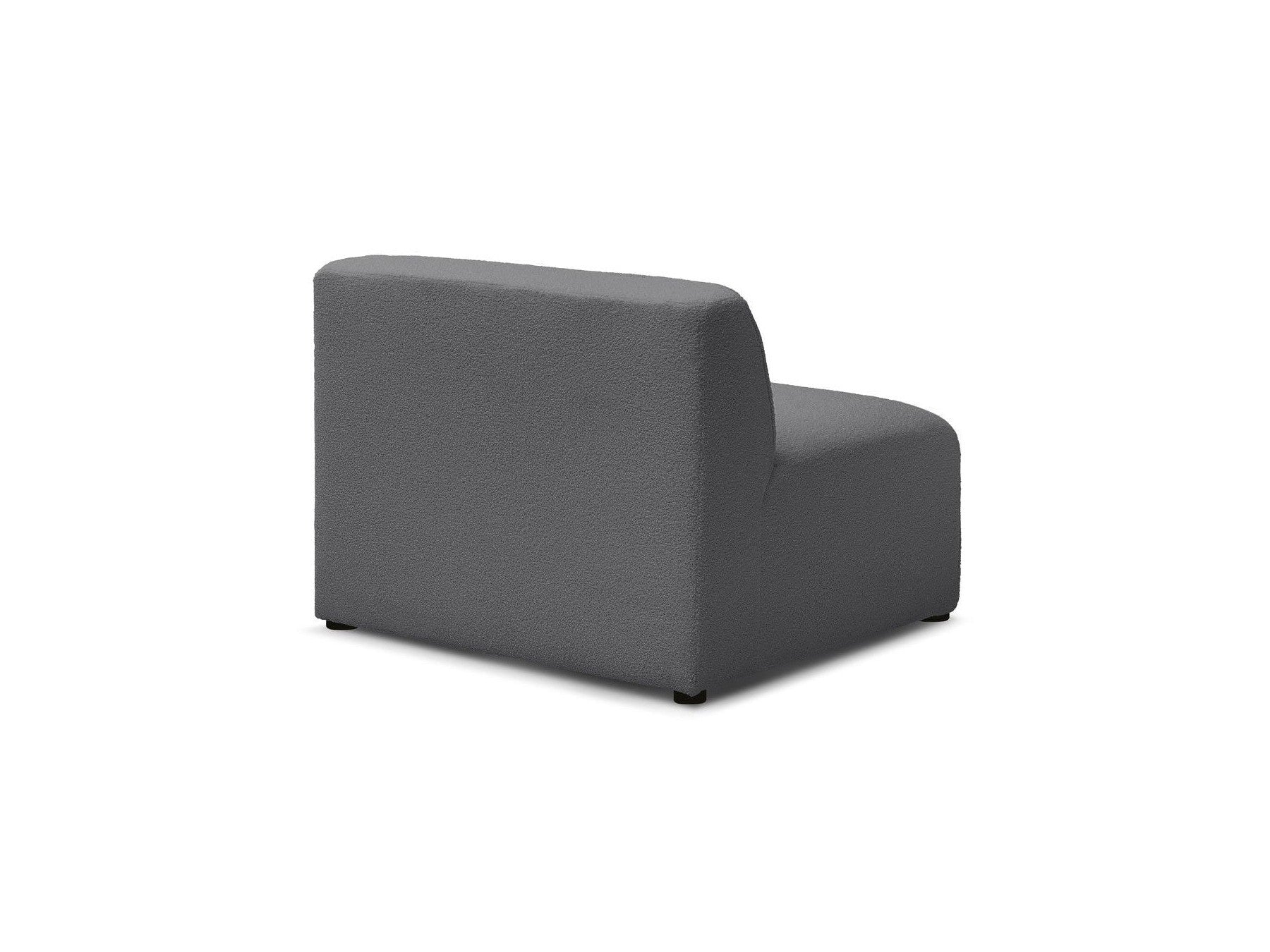 Megeve - Chauffeuse 1 Place Pour Canapé Modulable - Tissu Bouclette