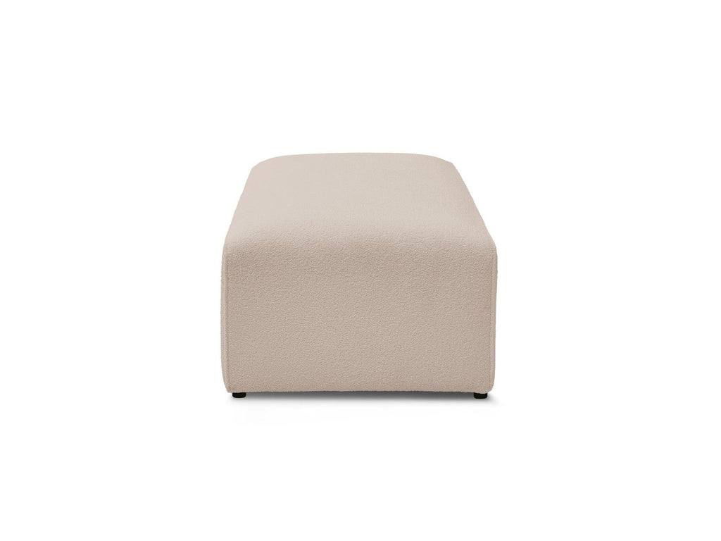 Megeve - Pouf Pour Canapé Modulable - Tissu Bouclette