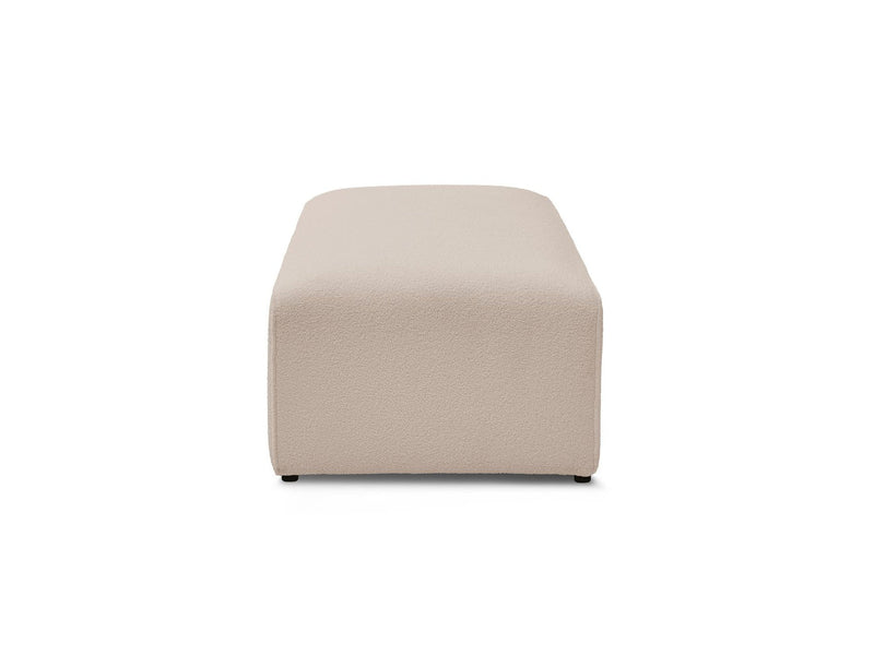 Pouf Pour Canapé Modulable Megeve - Tissu Bouclette