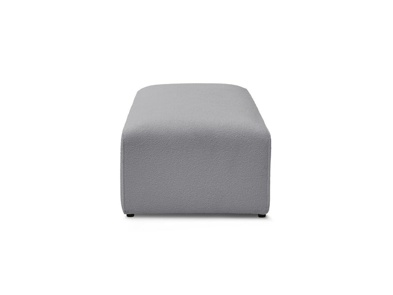 Pouf Pour Canapé Modulable Megeve - Tissu Bouclette