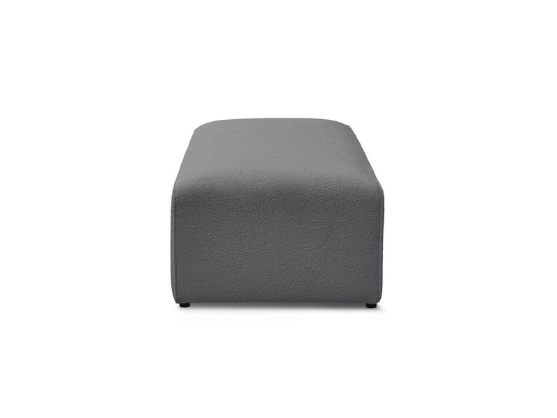 Pouf Pour Canapé Modulable Megeve - Tissu Bouclette