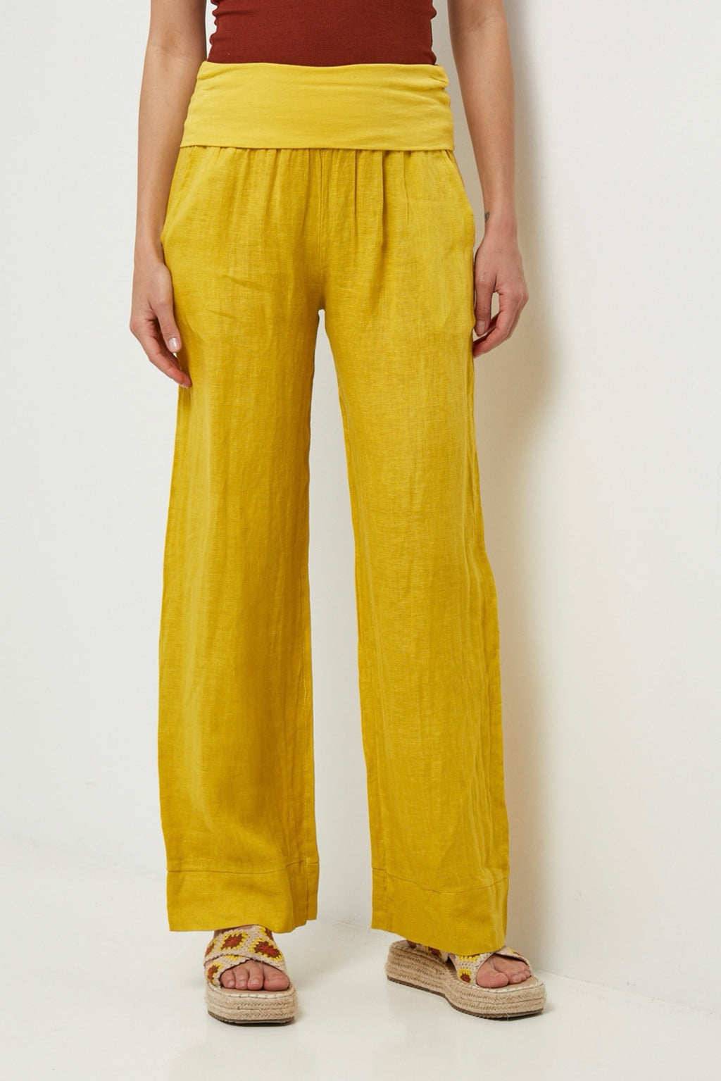 Pantalón - Amarillo - Mujer