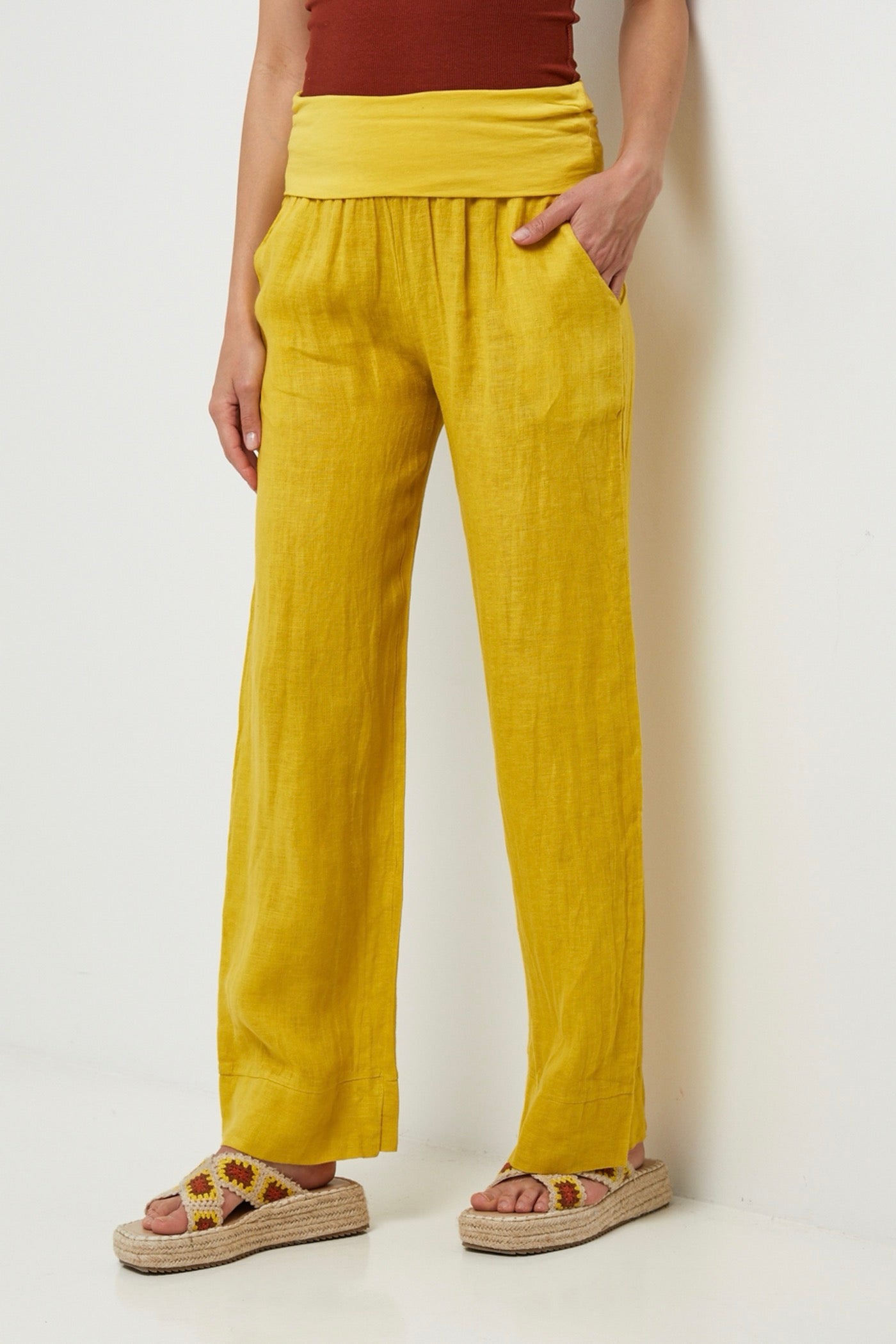 Pantalón - Amarillo - Mujer