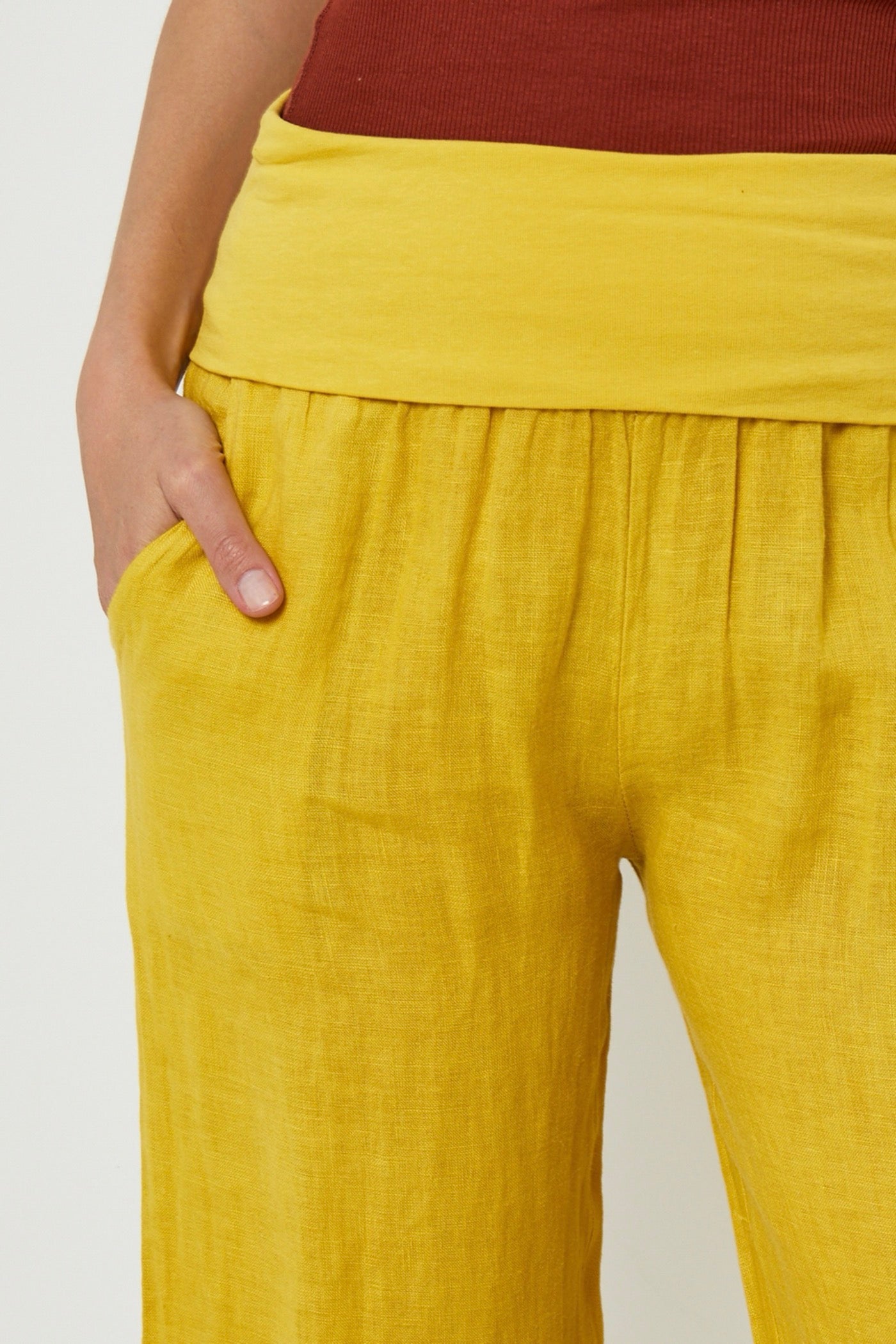 Pantalón - Amarillo - Mujer