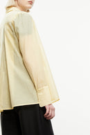 The Kooples - Chemise En Soie Jaune - Femme