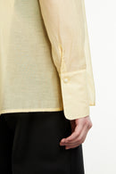 The Kooples - Chemise En Soie Jaune - Femme