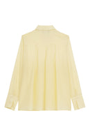 The Kooples - Chemise En Soie Jaune - Femme