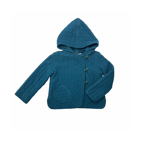 Bonton - Manteau Bleu Paon - 6 Ans