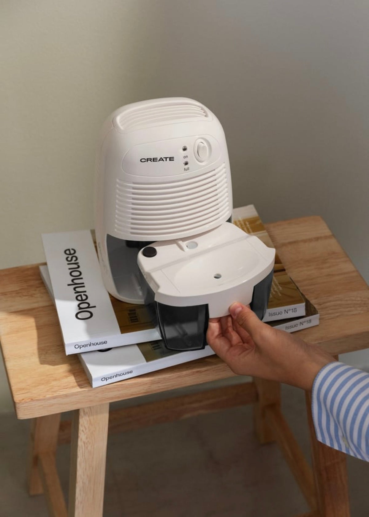 Dryplus 500 - Deshumidificador Mini 500Ml - Blanco Roto
