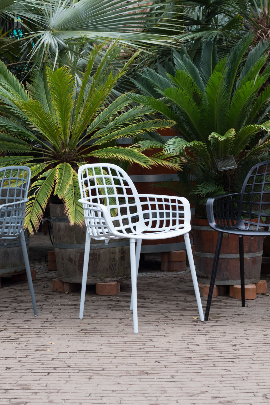 Albert Kuip - Outdoor Armchair - Aluminum - White