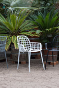 Albert Kuip - Sillón de exterior - Aluminio - Blanco