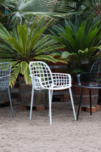Albert Kuip - Outdoor Armchair - Aluminum - White