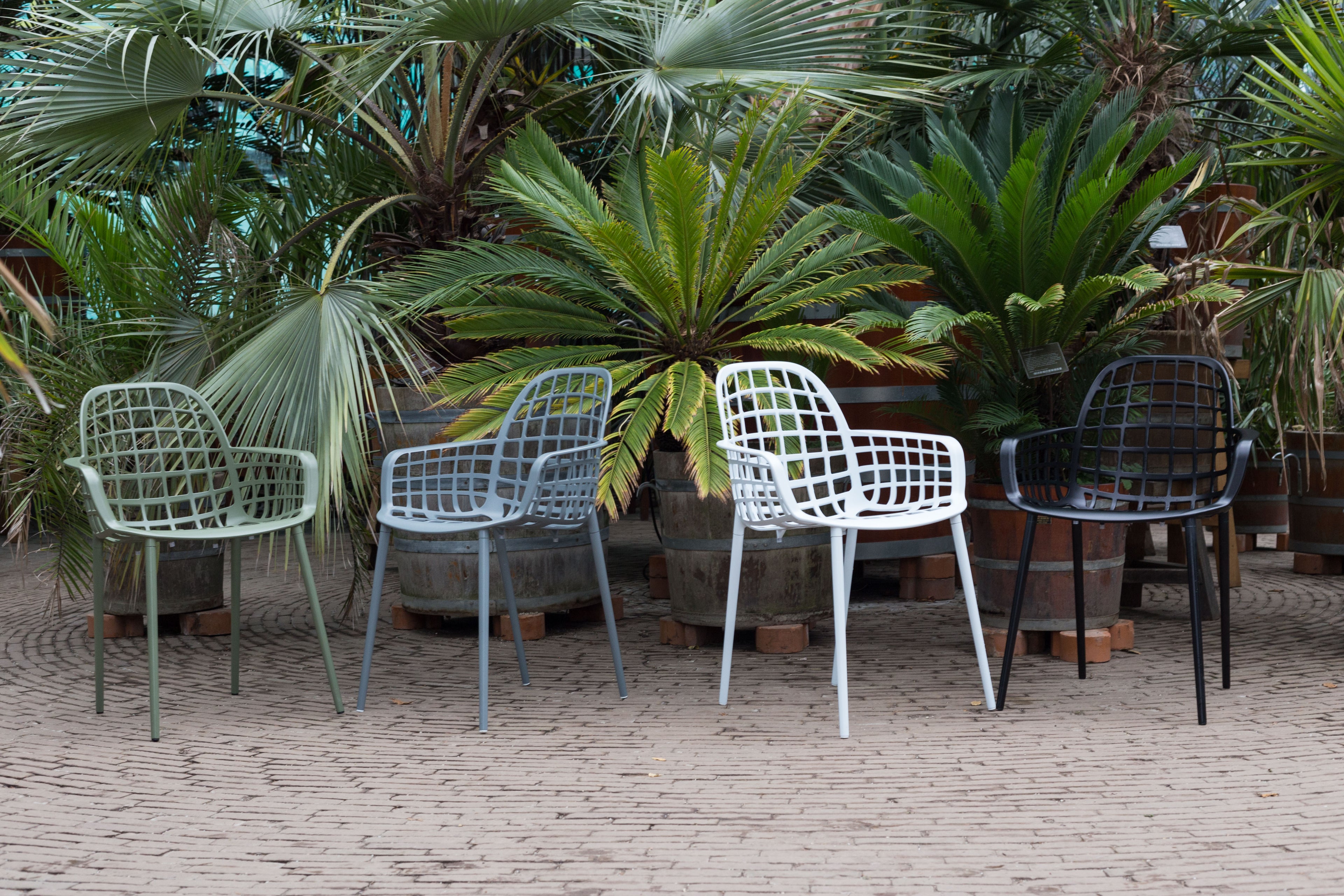 Albert Kuip - Outdoor Armchair - Aluminum - White