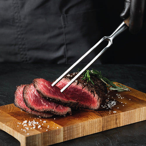 Fourchette À Découper - Brun Clair - 15cm