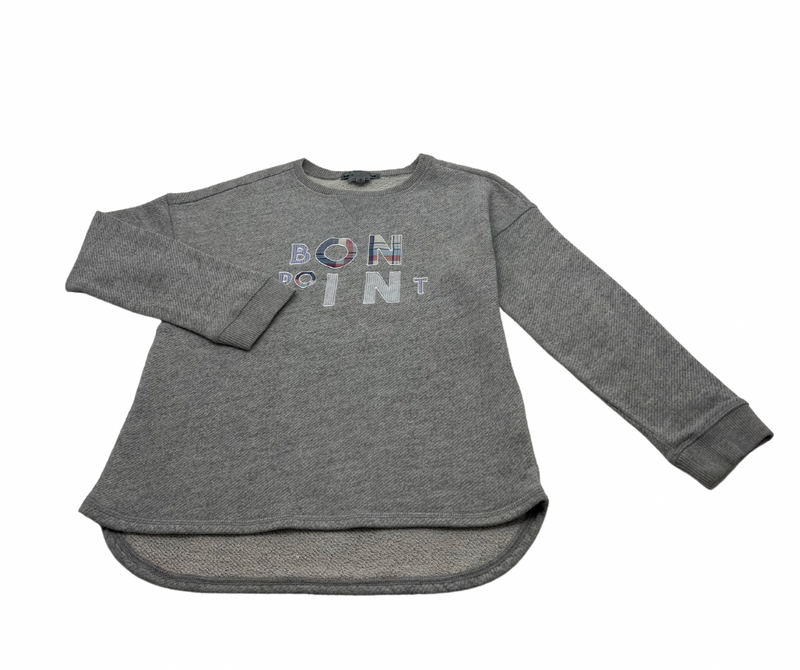 Bonpoint - Sweat Gris - 8 Ans