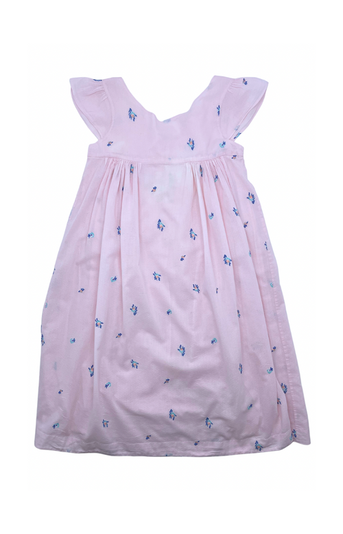 Bonpoint - Robe Rose À Fleurs - 12 Ans