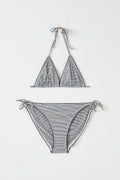 Petit Bateau - 2-Piece Swimsuit - Blue And White - Women
