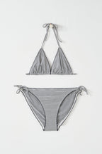 Petit Bateau - 2-Piece Swimsuit - Blue And White - Women