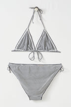 Petit Bateau - 2-Piece Swimsuit - Blue And White - Women