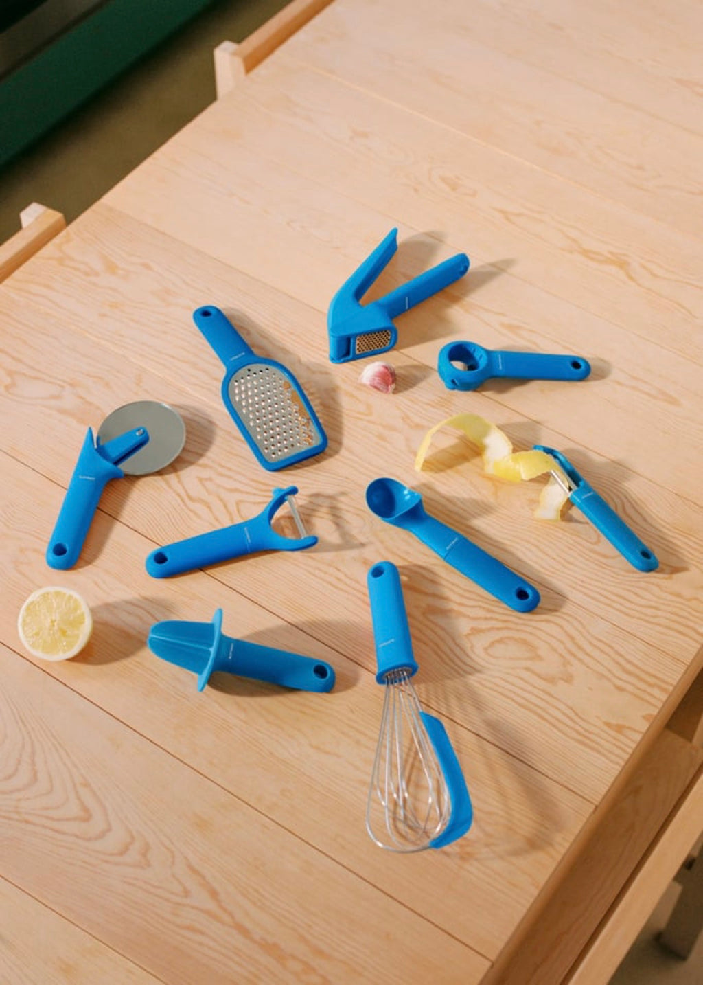 Kitchenware Studio - Pack De 9 Utensilios De Cocina - Azul Cobalto