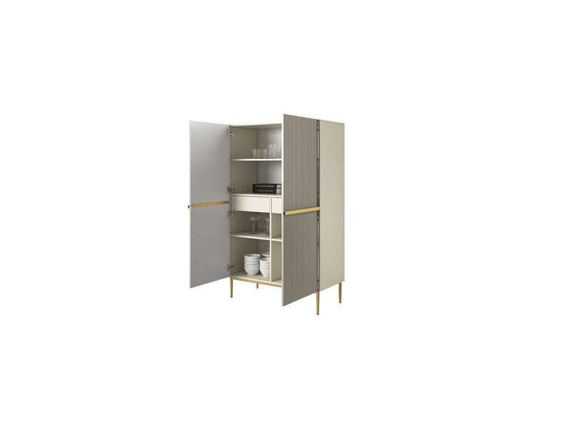 Buffet Haut 2 Portes - Kasha - Pieds Or