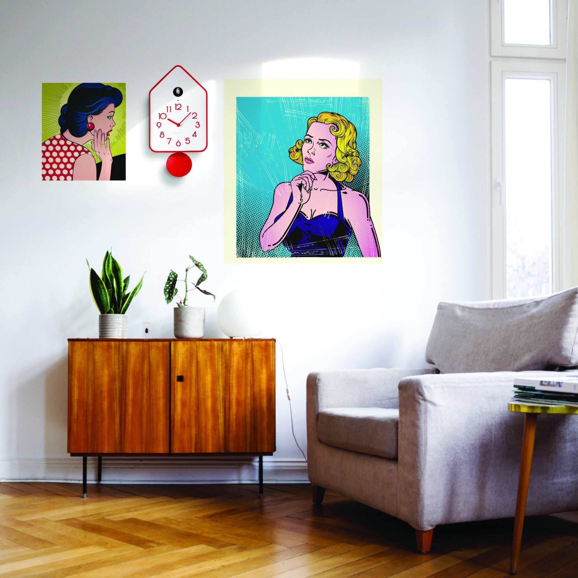 Reloj De Pared Con Péndulo
