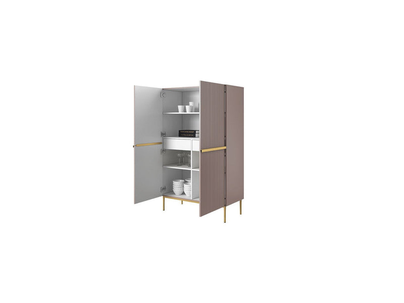 Buffet Haut 2 Portes - Kasha - Pieds Or