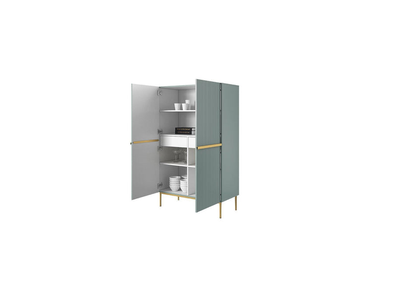 Buffet Haut 2 Portes - Kasha - Pieds Or